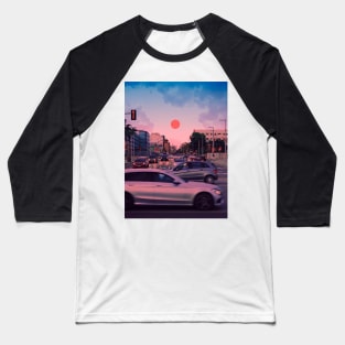 Sunset Colors Baseball T-Shirt